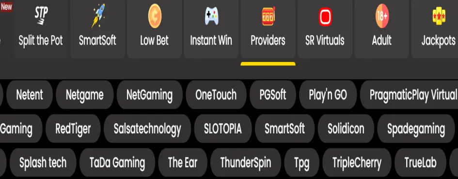Game Providers